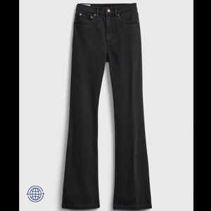 Black Gap High Rise Flare Jeans